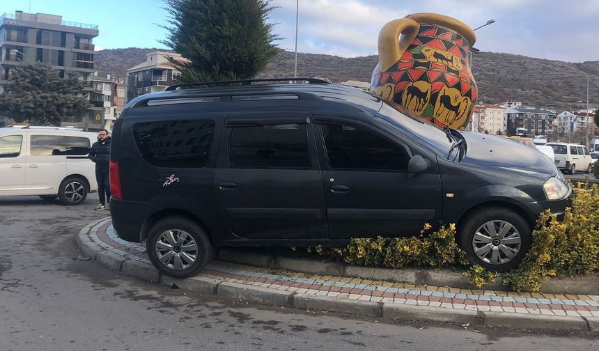 Nevşehir TÜİK kavşağında kaza meydana geldi