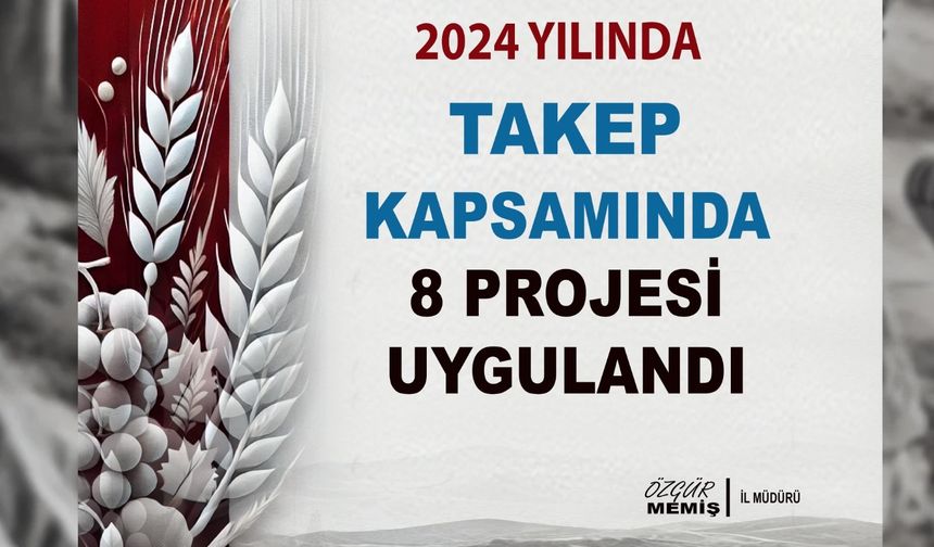 Nevşehir'de TAKEP Kapsamında 8 Proje UYGULANDI