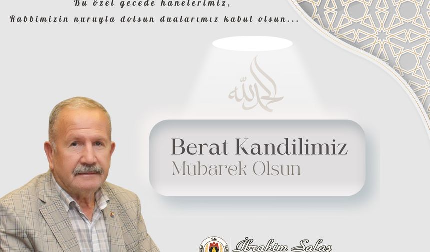 Başkan Salaş Nevşehir Halkının kandilini kutladı