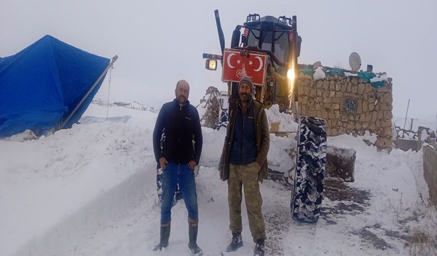 Nevşehir'de karda mahsur kalan vatandaşlar kurtarıldı