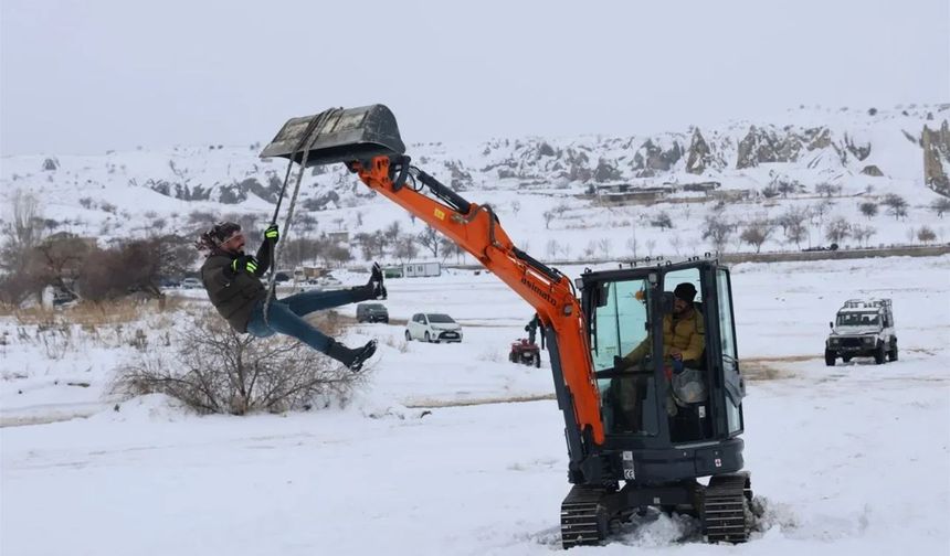 Kapadokya’da Kış Sporları Heyecanı İle Adrenalin Dorukla