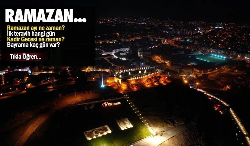 İşte Nevşehir için 2025 Ramazan İmsakiyesi