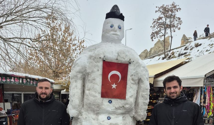 Kapadokya'ya 'Kardan Adam Festivali' yakışır