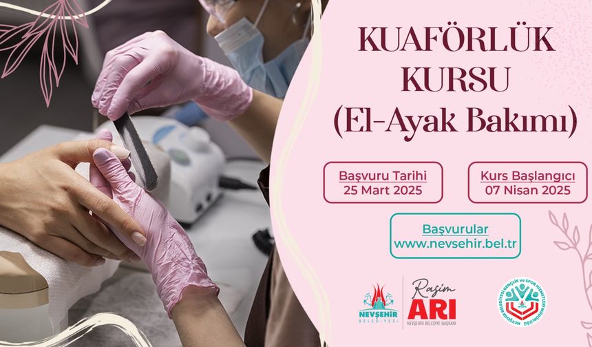 Nevşehir'de kuaförlük kursu açılacak