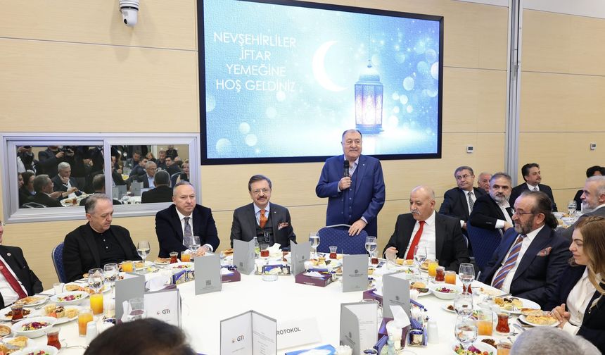 Ankara'da Nevşehirliler İftar Sofrasında Buluştu