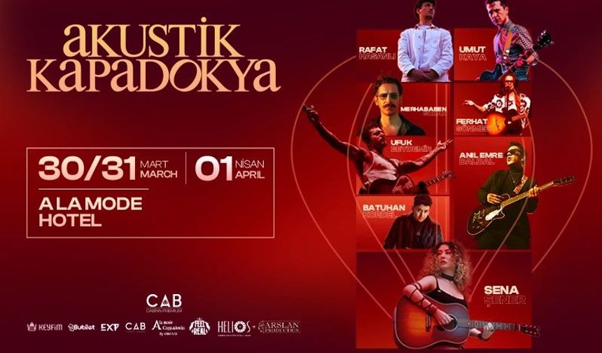 Türkiye'nin sevilen sanatçıları Akustik Kapadokya'da