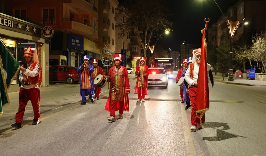 Mehteran Takımı Sahurda Nevşehir Sokaklarını İnletti