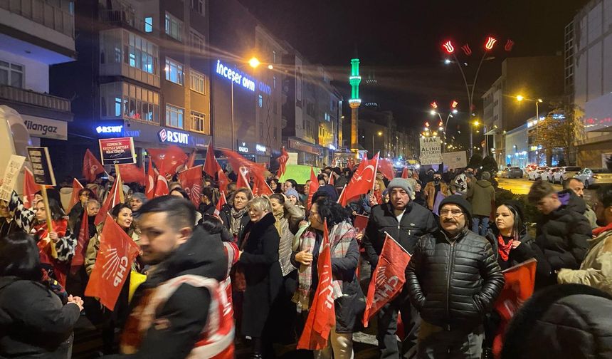 CHP Nevşehir’de binlerce kişi İmamoğlu'na destek için yürüdü