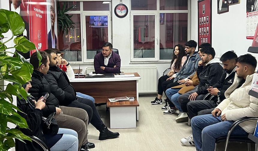 CHP Nevşehir Gençlik Kolları nöbete başladı