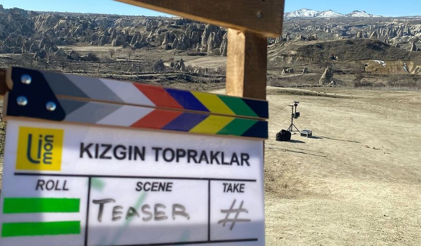 Kızgın Topraklar dizisi teaser çekimleri Kapadokya'da yapıldı