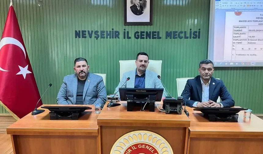 Nevşehir İl Özel İdaresi Mayıs Ayı Meclis Gündemi