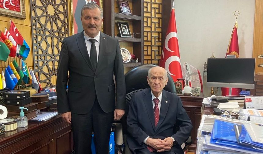 MHP Nevşehir heyetinden Bahçeli'ye 'geçmiş olsun' ziyareti