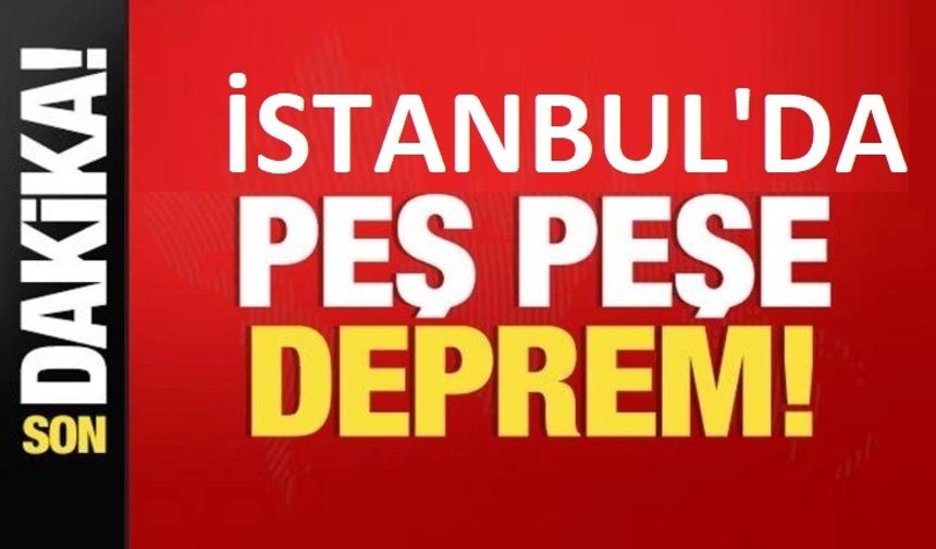 İstanbul sallanmaya devam ediyor
