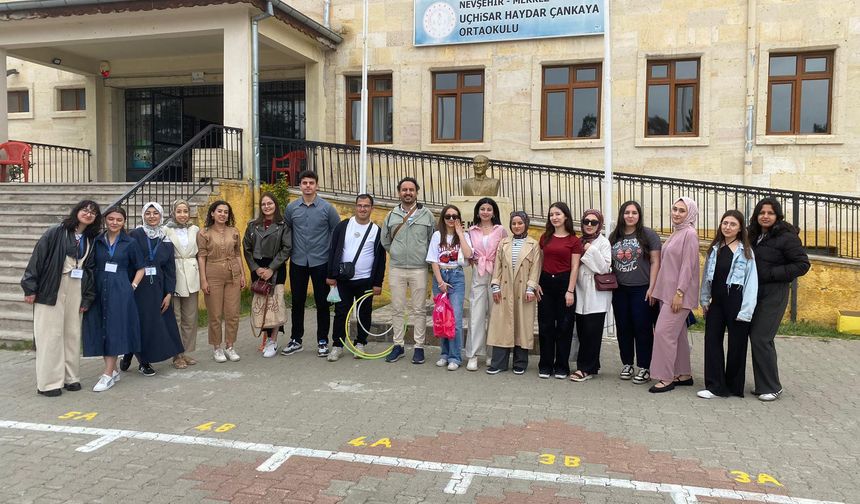 NEVÜ’lü Geleceğin Öğretmenleri Gelecekteki Öğrencileriyle Uçhisar’da Buluştu
