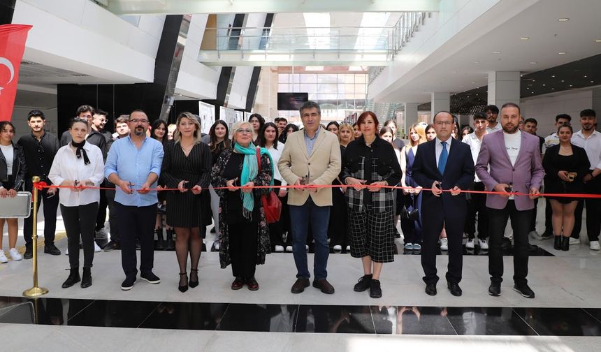 NEVÜ Hacıbektaş Teknik Bilimler MYO Öğrencilerinden "Yıl Sonu Sergisi"