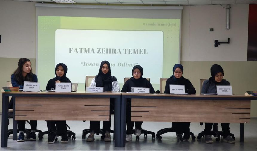Nevşehir RTE Proje AİHL'de "Anadolu Mektebi Yazar Okumaları Okul Paneli" Düzenlendi
