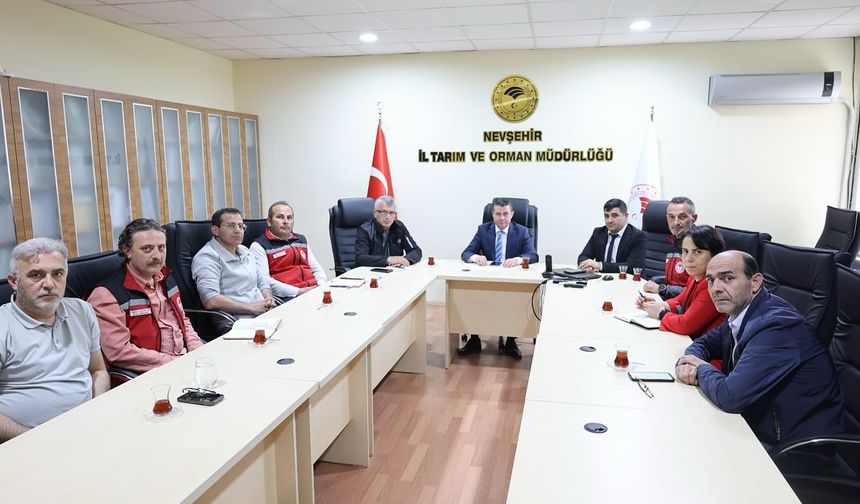 Nevşehir'de zirai don zirvesi gerçekleştirildi!!