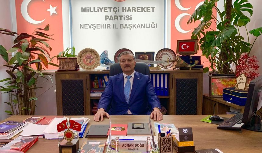 Başkan Doğu'dan 3 Mayıs Milliyetçiler Günü mesajı
