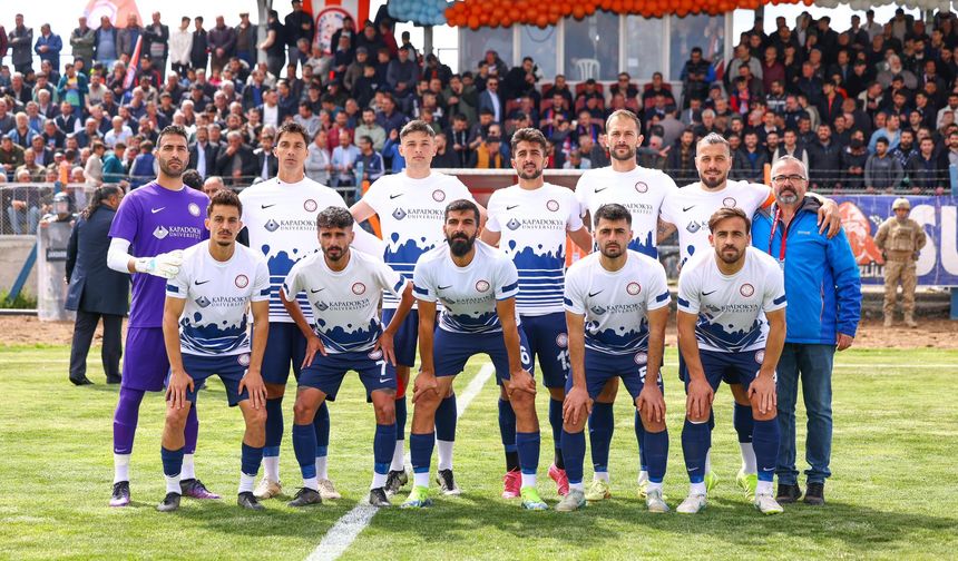 Nevşehir temsilcisi 3. Lig yolunda Play-Off’lara kaldı: 4-2
