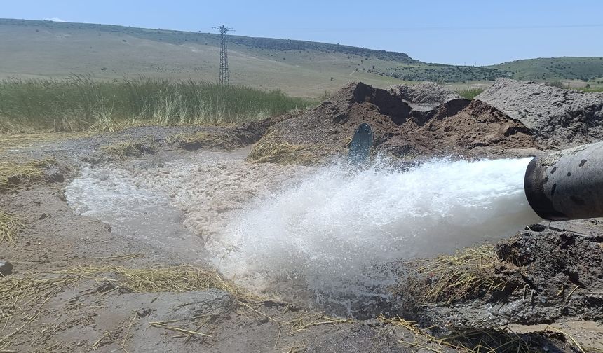 Nevşehir Karapınar'da Sondaj Çalışmaları Devam Ediyor
