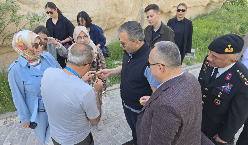 İçişleri Bakanı Ali Yerlikaya Kapadokya'yı gezdi