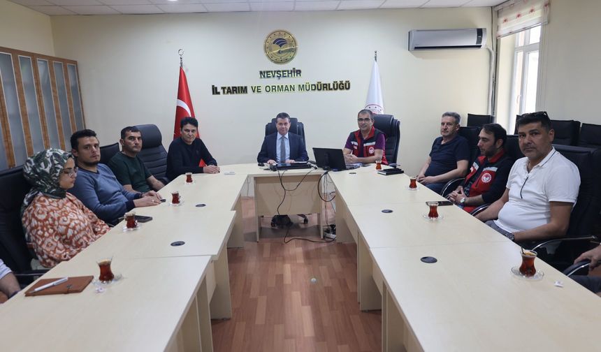 Nevşehir İl Tarım ve Orman Müdürlüğü bilgilendirme toplantısı yaptı