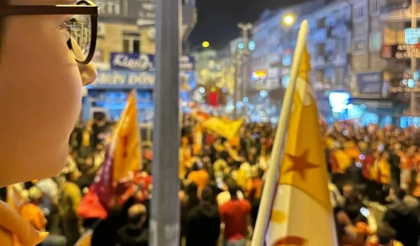 Galatasaraylı taraftarları Nevşehir'de sokağa döküldü