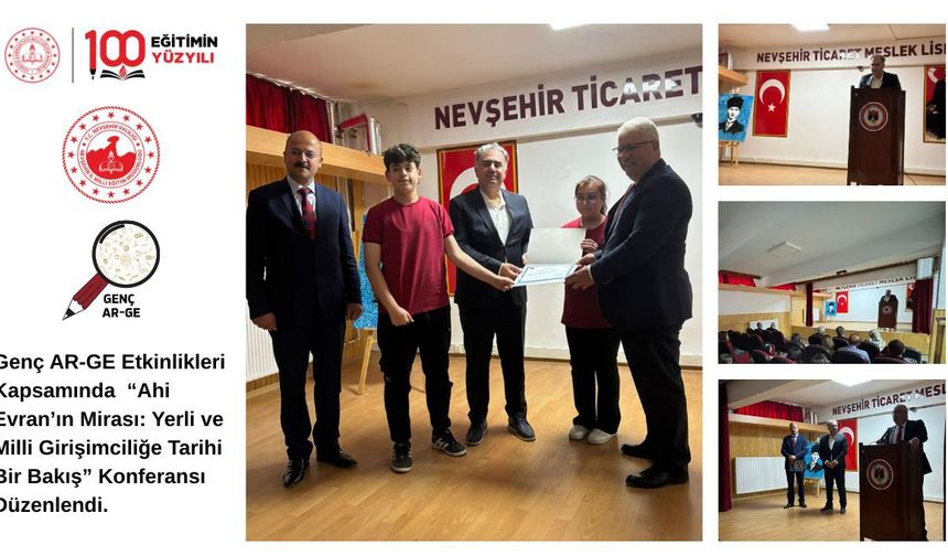 Nevşehir'de “Ahi Evran’ın Mirası” Konferansı ile Öğrencilerle Buluştu
