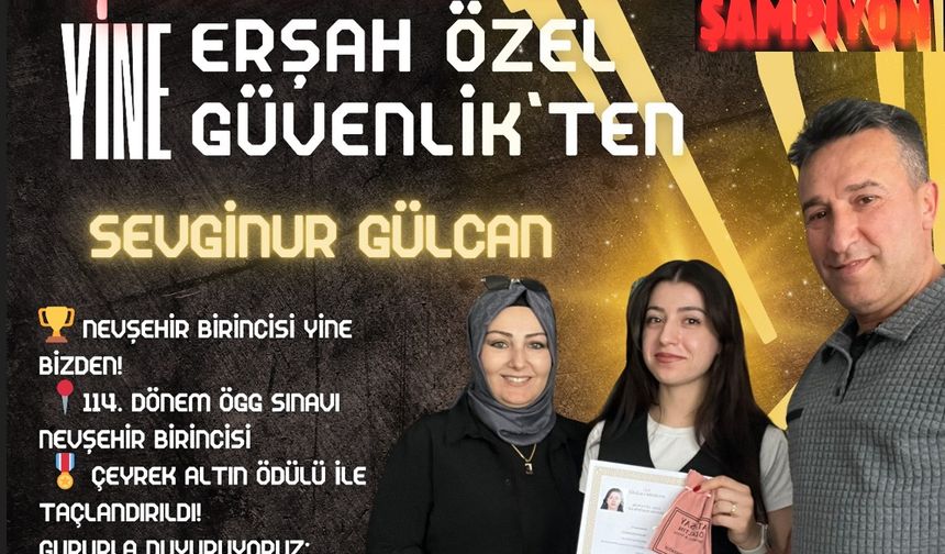 Erşah Zirveyi Kaptırmıyor, Ödül Yine Çeyrek Altın