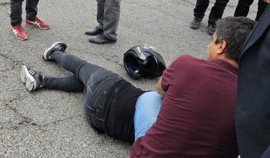 Nevşehir'de Motosikletli kurye otomobille çarpıştı: 1 yaralı