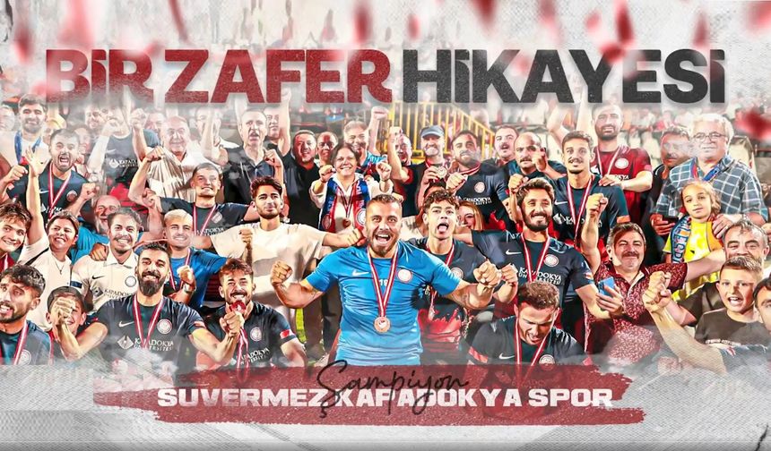 Türkiye'de bir ilk! Nevşehir'in köy takımı 3. Lig'e yükseldi