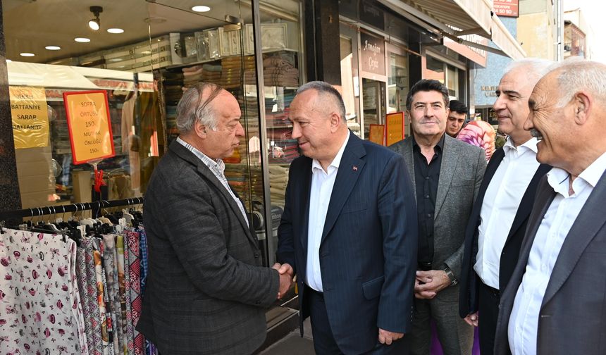 Nevşehir Valisi Fidan'dan esnafa bayram ziyareti