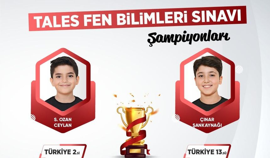 Altınyıldız İlköğretim Kurumu Öğrencilerinden Tales Fen Bilimleri Sınavı'nda Gururlandıran Başarı