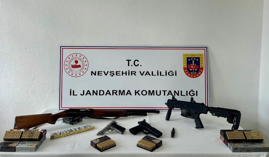 Nevşehir'de Ruhsatsız Silah Operasyonu