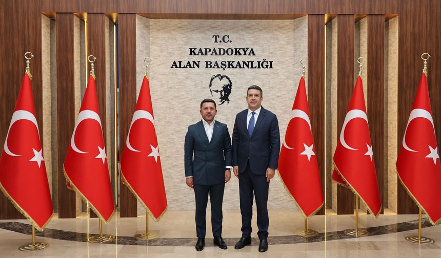 Başkan Arı’dan Kapadokya Alan Başkanı Aslanbay’a Ziyaret