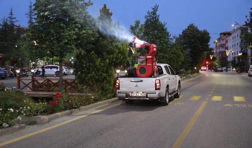 Nevşehir Belediyesi 7/24 İlaçlama Çalışması Yapıyor