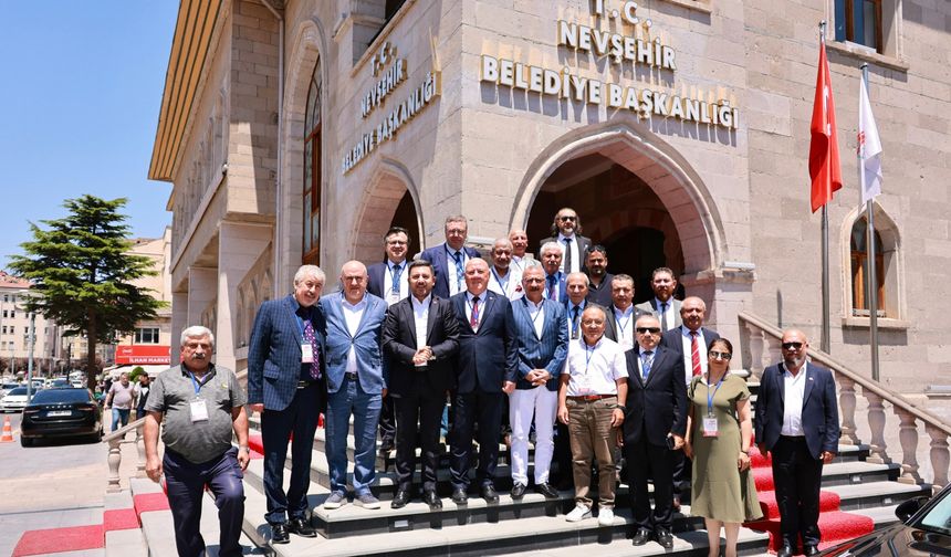TGK Heyeti Nevşehir Belediyesi’ni Ziyaret Etti
