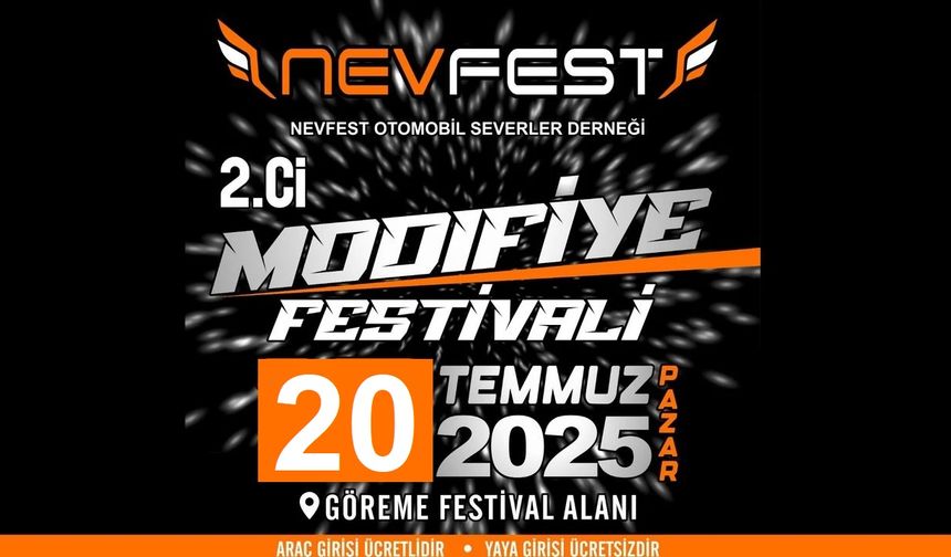 Nevşehir ikinci otomobil festivaline hazırlanıyor
