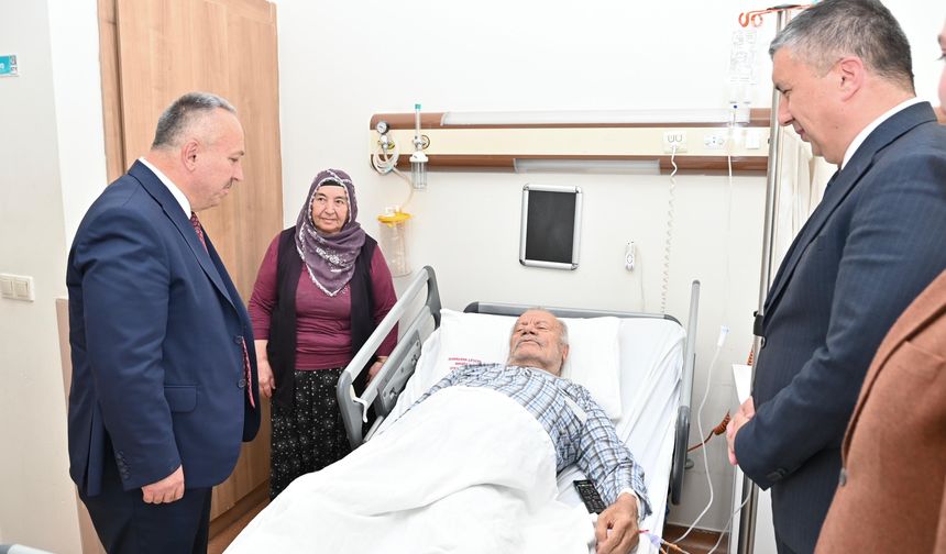 Vali Fidan'dan Devlet Hastanesi'ne Bayram Ziyareti