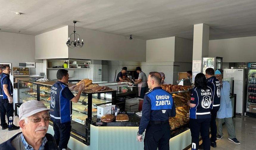 Ürgüp Zabıtasından Kurban Bayramı Denetimi