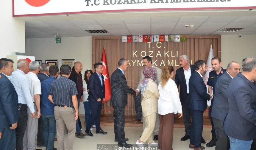 Kozaklı'da bayramlaşma programı düzenlendi