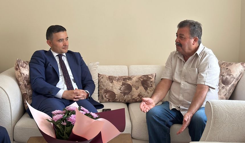 Kaymakam Bilici’den Avanoslu Kıbrıs Gazisi'ne Bayram Ziyareti