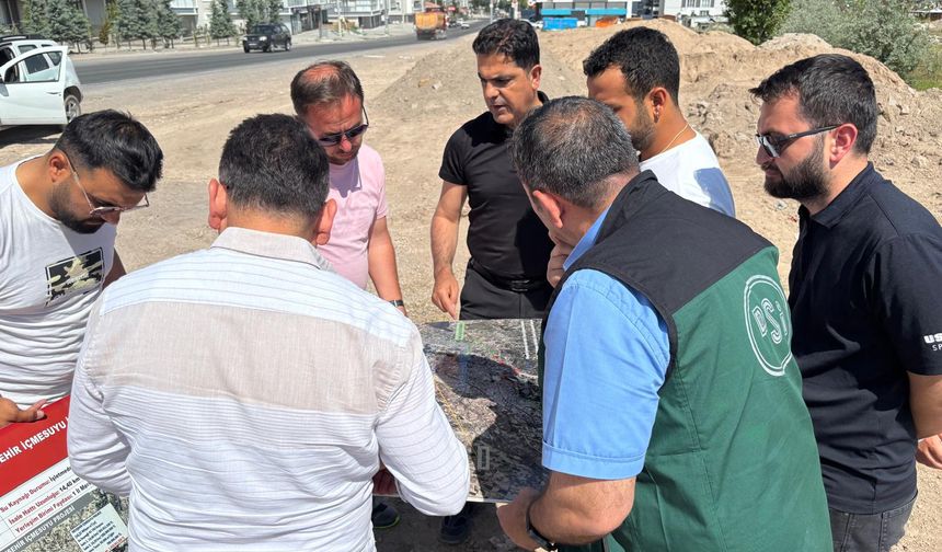 Nevşehir'de kesintisiz su için çelik borular kullanılıyor