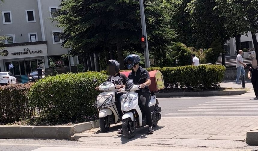 Nevşehir'de motosiklet sürücülerine ceza yağdı!