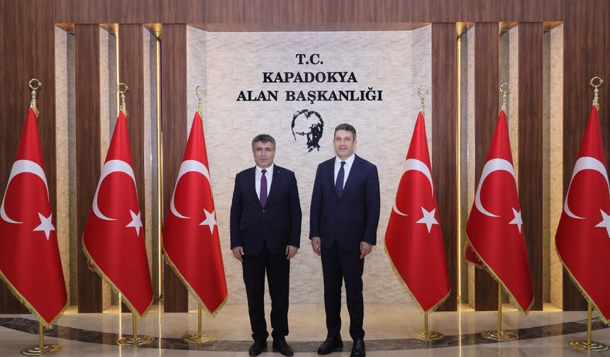 Rektör Aktekin’den Kapadokya Alan Başkanı Aslanbay’a Ziyaret