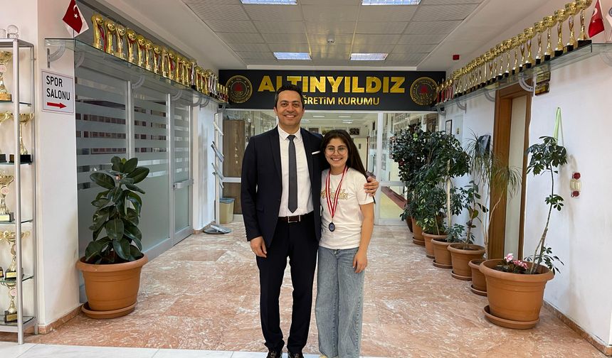 Altınyıldızlı 6. Sınıf Öğrencisinden Uluslararası Başarı!