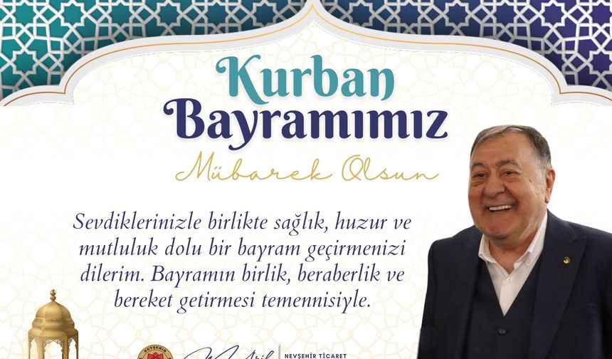 Başkan Parmaksız’dan, Kurban Bayramı Mesajı