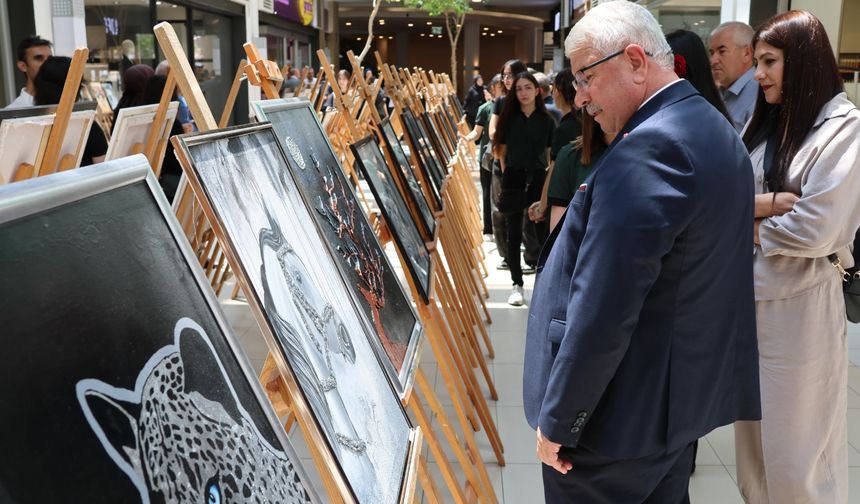 Nevşehir’de Karma Resim Sergisi Açıldı