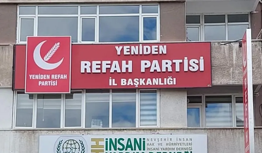 Nevşehir Yeniden Refah Partisi Merkez İlçe Kongresi Yer Değişikliği