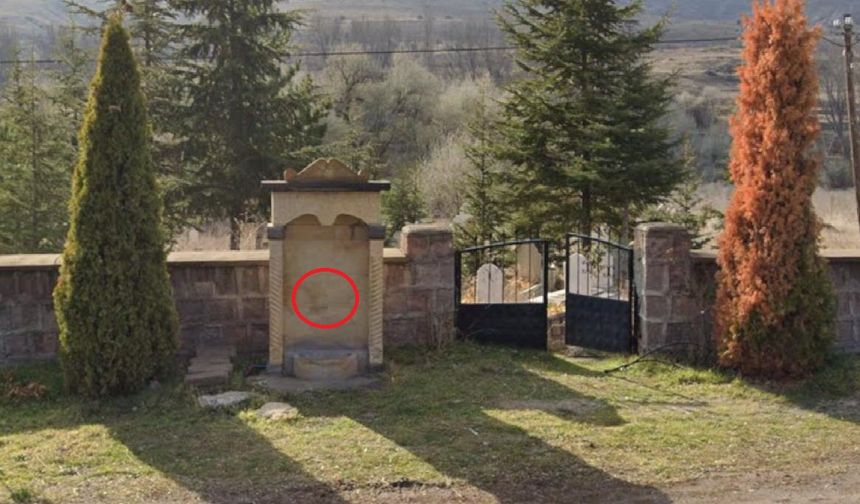 Nevşehir'in o köyünde mezarlığın önce kapısı şimdi muslukları çalındı